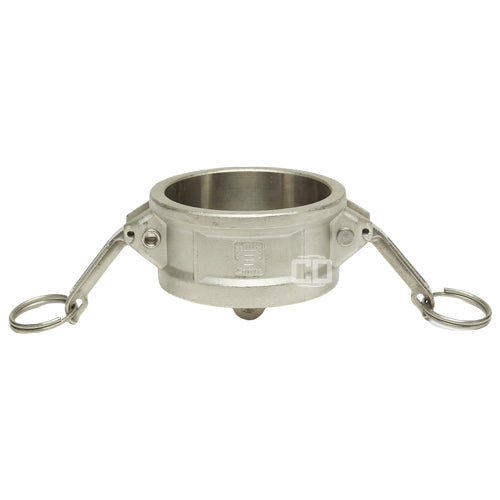Stainless Steel 3" Camlock Female Dust Cap