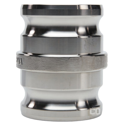 Stainless Steel 3" Male Camlock x 3" Male Camlock (USA)