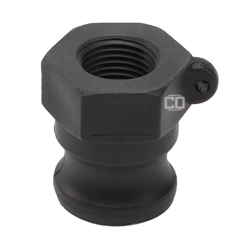 Plastic 3/4" Male Camlock x 1/2" Female NPT