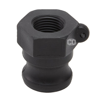 Plastic 3/4" Male Camlock x 1/2" Female NPT