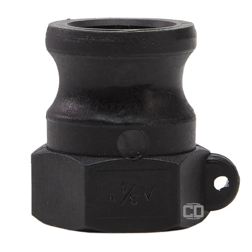 Plastic 3/4" Male Camlock x 3/4" Female NPT