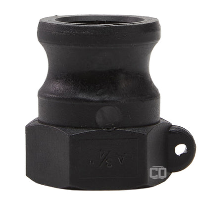 Plastic 3/4" Male Camlock x 3/4" Female NPT