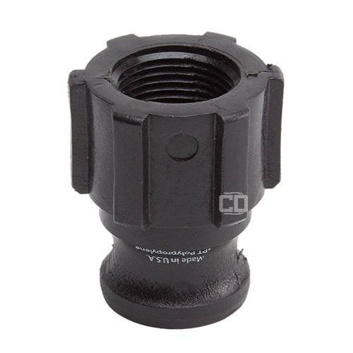 Plastic 3/4" Male Camlock x 3/4" Female NPT (USA)