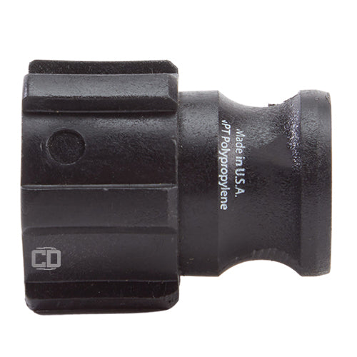 Plastic 3/4" Male Camlock x 3/4" Female NPT (USA)