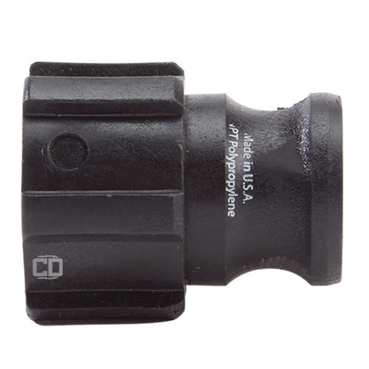 Plastic 3/4" Male Camlock x 3/4" Female NPT (USA)