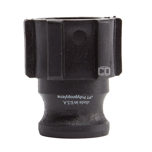 Plastic 3/4" Male Camlock x 3/4" Female NPT (USA)
