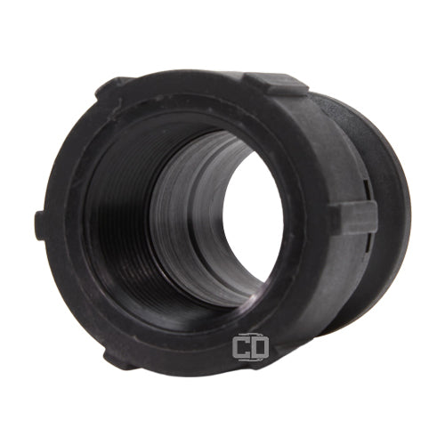 Plastic 1 1/2" Male Camlock x 1 1/4" Female NPT
