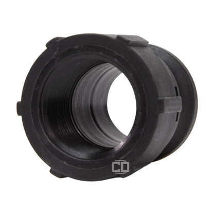 Plastic 1 1/2" Male Camlock x 1 1/4" Female NPT