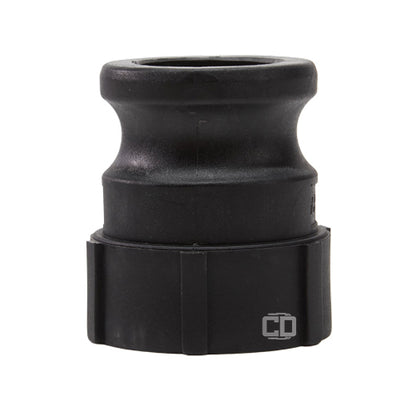 Plastic 1 1/2" Male Camlock x 1 1/2" Female NPT