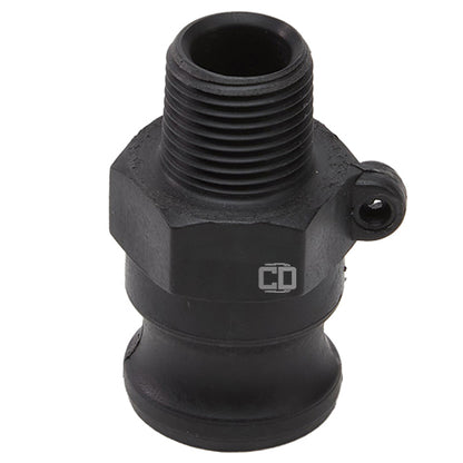 Plastic 3/4" Male Camlock x 1/2" Male NPT