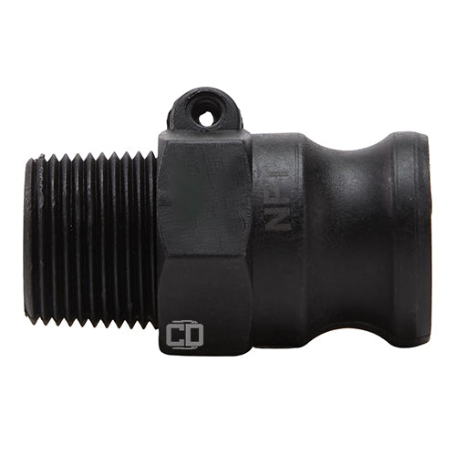 Plastic 3/4" Male Camlock x 3/4" Male NPT