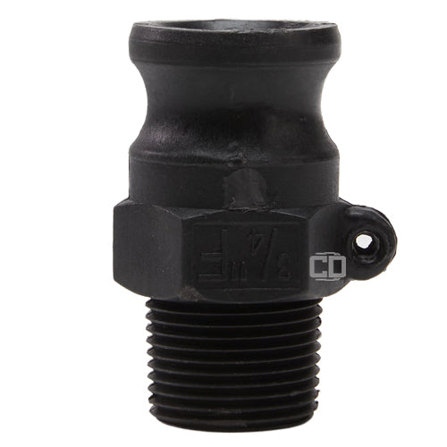 Plastic 3/4" Male Camlock x 3/4" Male NPT