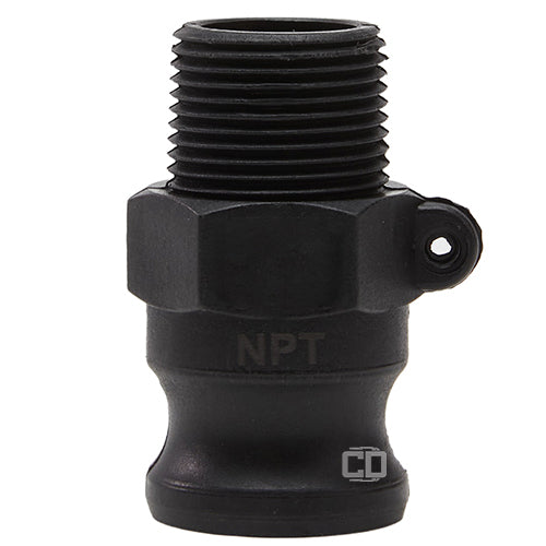 Plastic 3/4" Male Camlock x 3/4" Male NPT