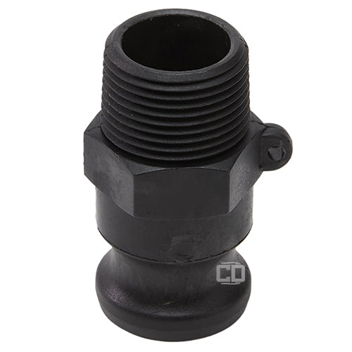 Plastic 1" Male Camlock x 1" Male NPT