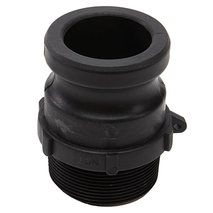 Plastic 2" Male Camlock x 2" Male NPT