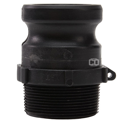 Plastic 2" Male Camlock x 2" Male NPT