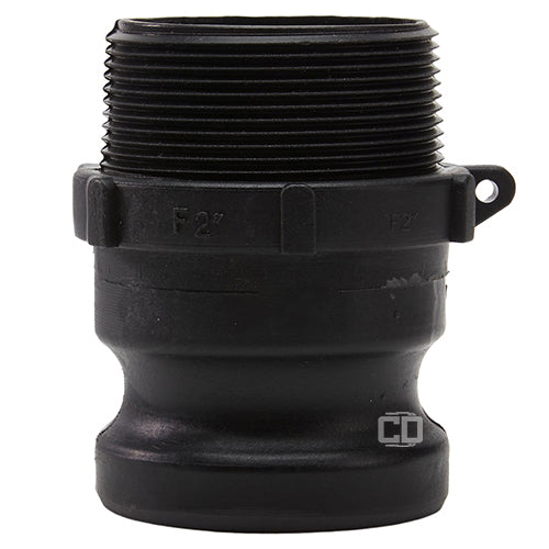 Plastic 2" Male Camlock x 2" Male NPT