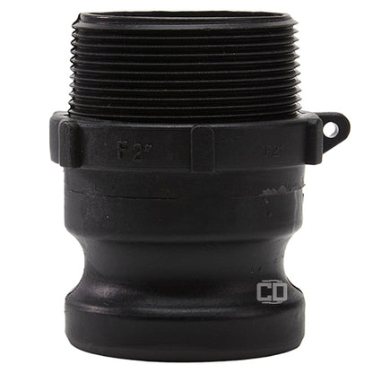 Plastic 2" Male Camlock x 2" Male NPT