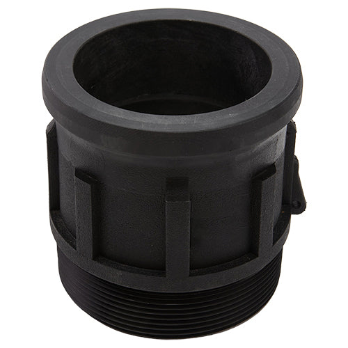 Plastic 4" Male Camlock x 4" Male NPT