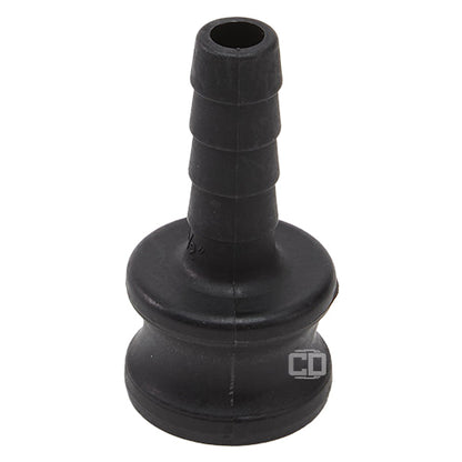 Plastic 3/4" Male Camlock to 1/2" Hose Shank