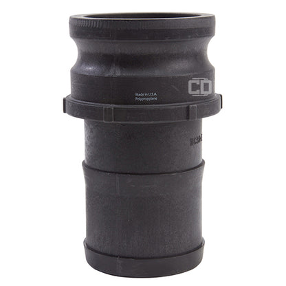 Plastic 3" Male Camlock to Hose Shank (USA)