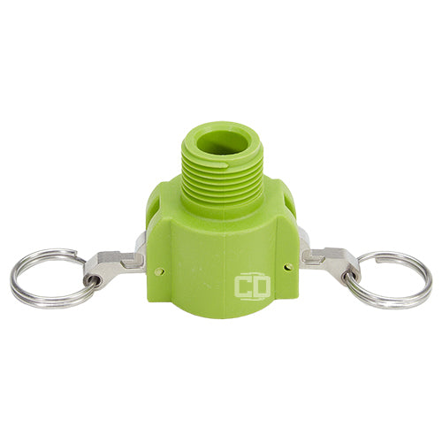 Plastic 3/4" Female Camlock x 3/4" Male GHT (USA)