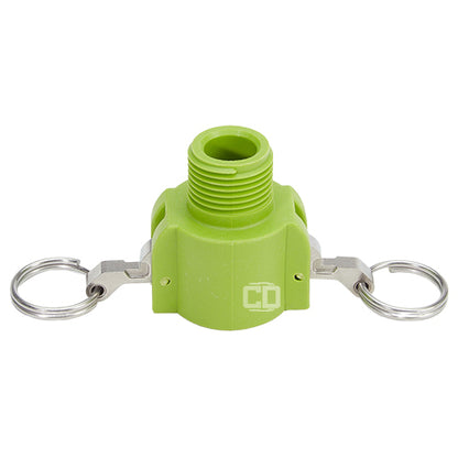 Plastic 3/4" Female Camlock x 3/4" Male GHT (USA)