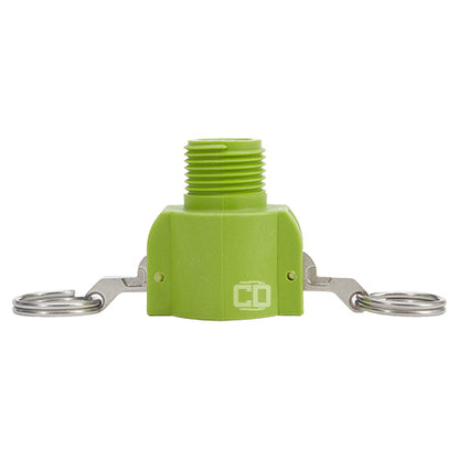 Plastic 3/4" Female Camlock x 3/4" Male GHT (USA)