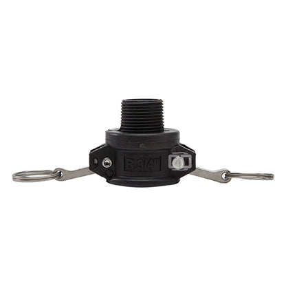 Plastic 3/4" Female Camlock x 3/4" Male NPT (USA)