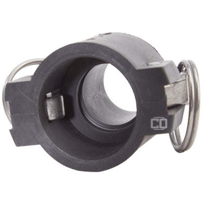 Plastic 1 1/4" Female Camlock x 1 1/4" Male NPT (USA)
