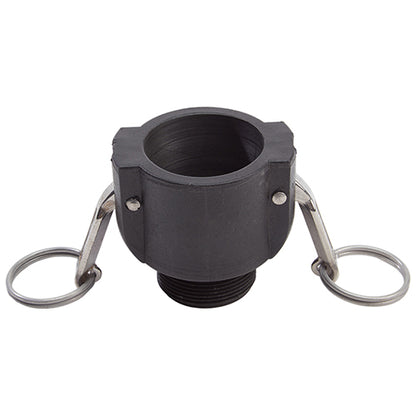 Plastic 1 1/2" Female Camlock x 1 1/2" Male NPT (USA)