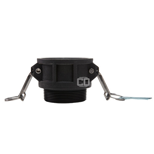 Plastic 3" Female Camlock x 3" Male NPT