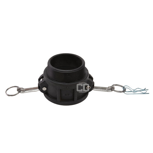 Plastic 3" Female Camlock x 3" Male NPT (USA)