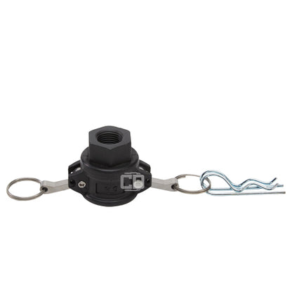 Plastic 3/4" Female Camlock x 1/2" Female NPT
