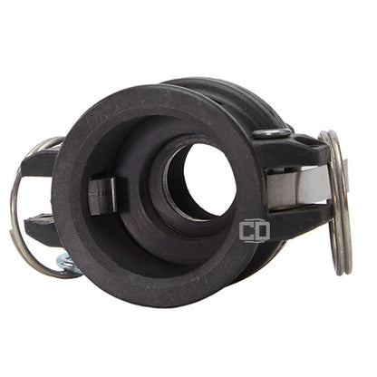 Plastic 3/4" Female Camlock x 1/2" Female NPT