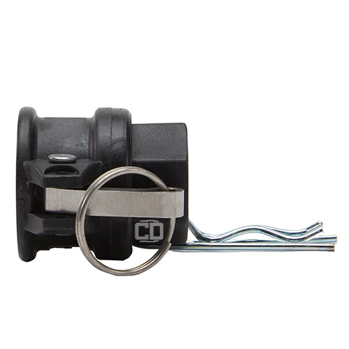 Plastic 3/4" Female Camlock x 1/2" Female NPT