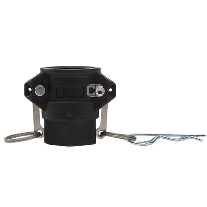 Plastic 1" Female Camlock x 1" Female NPT