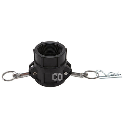 Plastic 2" Female Camlock x 2" Female NPT