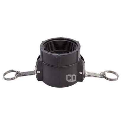 Plastic 3" Female Camlock x 3" Female NPT (USA)
