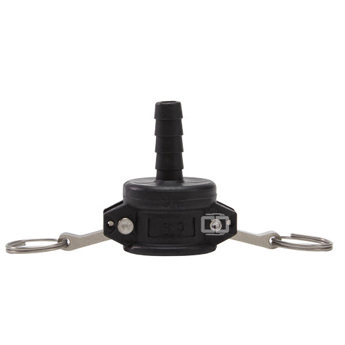 Plastic 3/4" Female Camlock to 1/2" Hose Shank