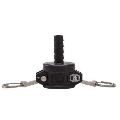 Plastic 3/4" Female Camlock to 1/2" Hose Shank