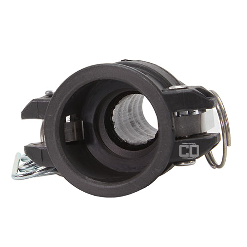 Plastic 1" Female Camlock to Hose Shank