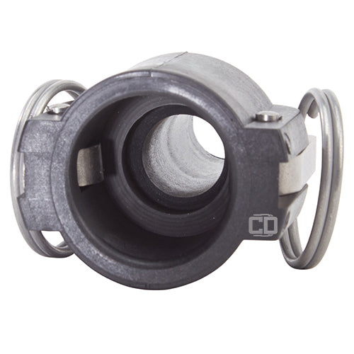 Plastic 1" Female Camlock to Hose Shank (USA)