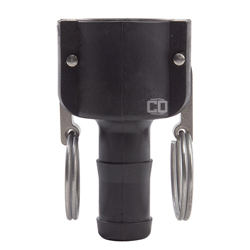 Plastic 1" Female Camlock to Hose Shank (USA)