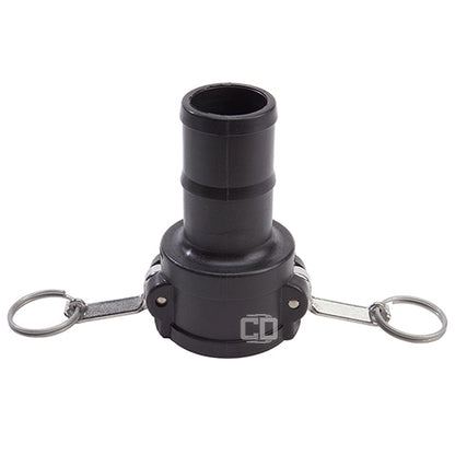 Plastic 2" Female Camlock to Hose Shank (USA)