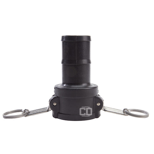 Plastic 2" Female Camlock to Hose Shank (USA)