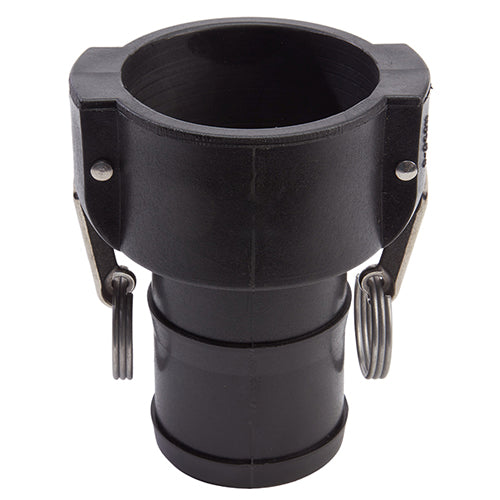 Plastic 3" Female Camlock to Hose Shank (USA)