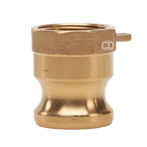 Brass 1 1/4" Male Camlock x 1 1/4" Female NPT