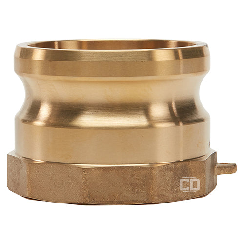 Brass 4" Male Camlock x 4" Female NPT