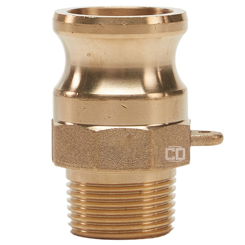 Brass 1/2" Male Camlock x 1/2" Male NPT (USA)